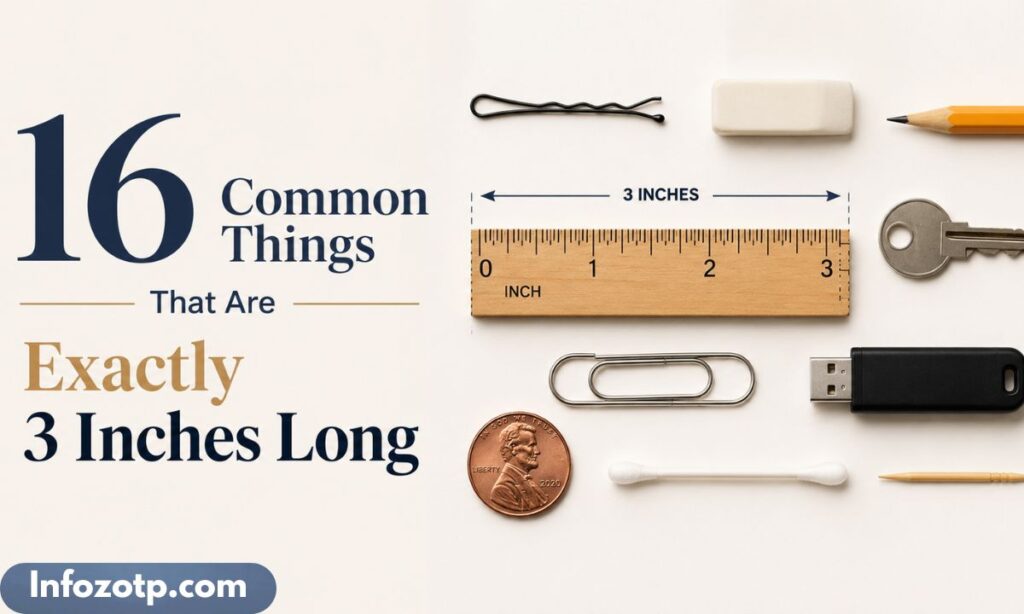 16 Common Things That Are Exactly 3 Inches Long