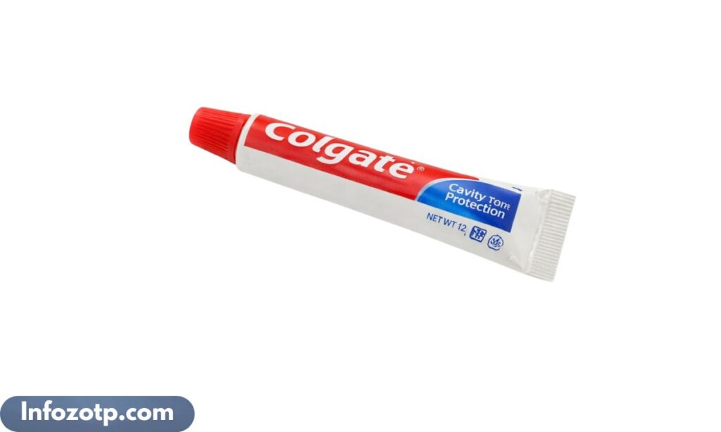 A Small Travel Toothpaste Tube