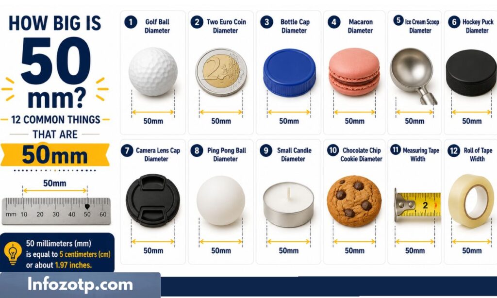 How Big Is 50mm 12 Common Things That Are 50mm