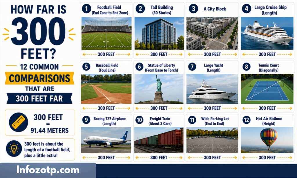 How Far Is 300 Feet 12 Common Comparisons That Are 300 Feet Far