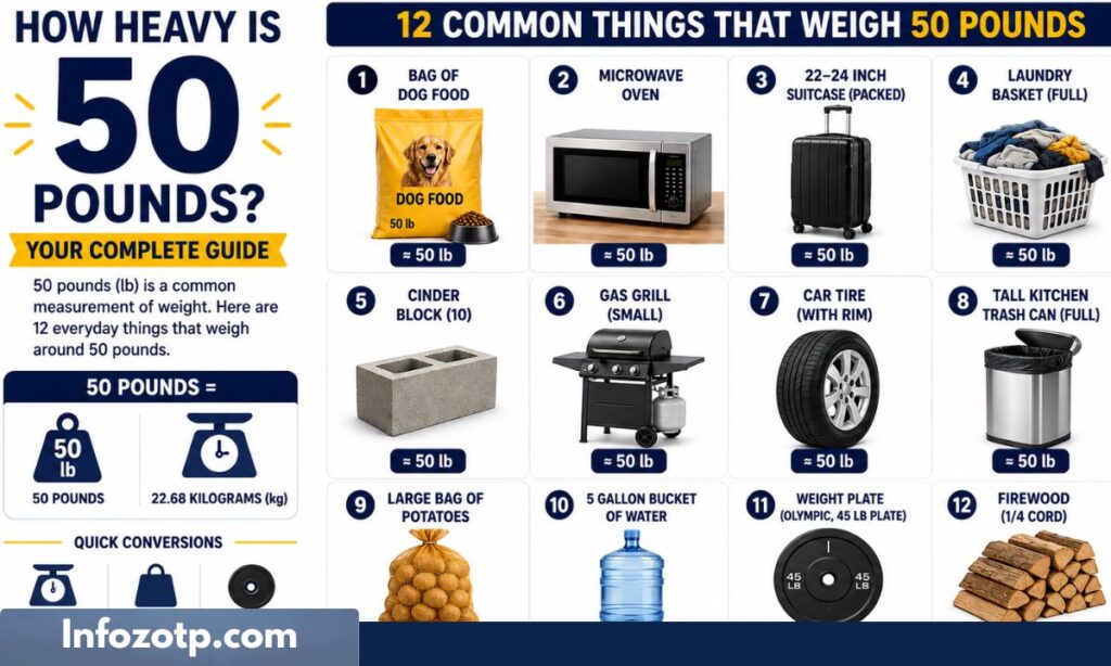 How Heavy is 50 Pounds 12 Common Things That Weigh 50 Pounds