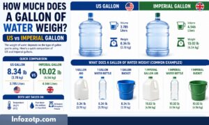 How Much Does a Gallon of Water Weigh US vs Imperial Gallon