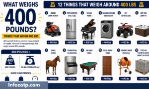 What Weighs 400 Pounds Things That Weigh 400 Lbs