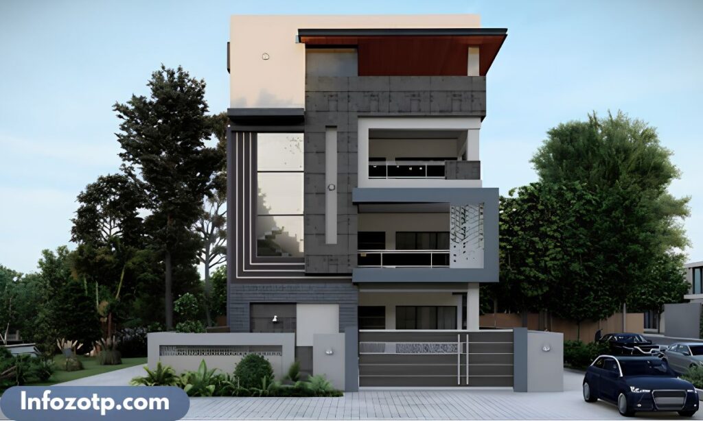 triple story building