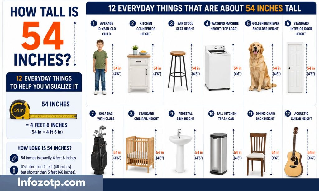 How Tall Is 54 Inches 12 Everyday Things to Help You Visualize It