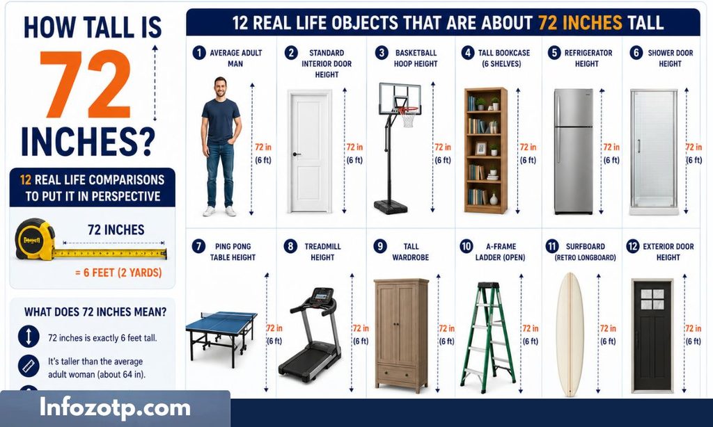 How Tall Is 72 Inches 12 Real Life Comparisons to Put It in Perspective