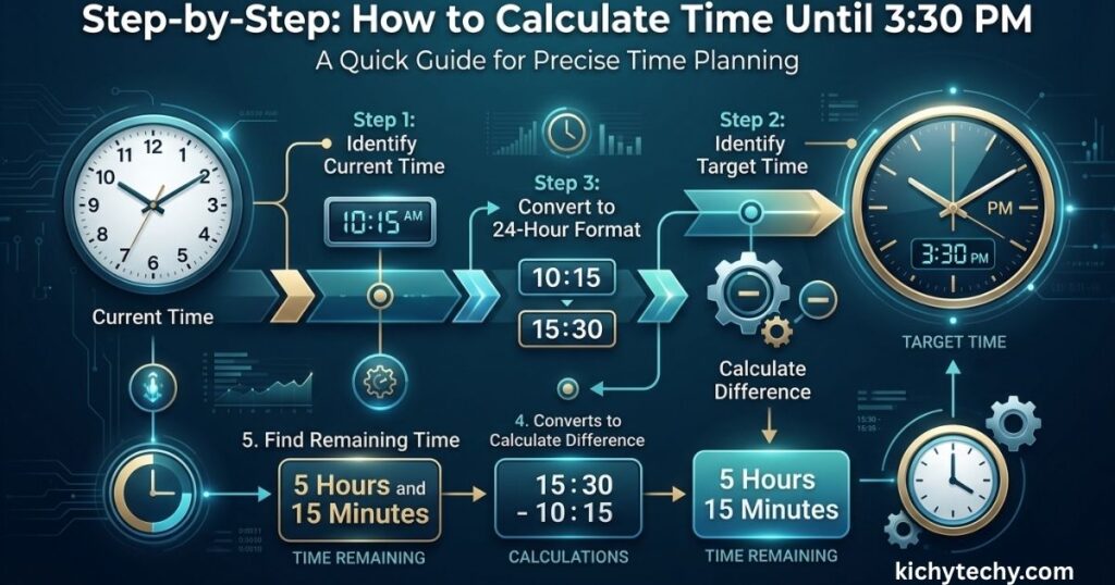 Step-by-Step: How to Calculate Time Until 3:30 PM