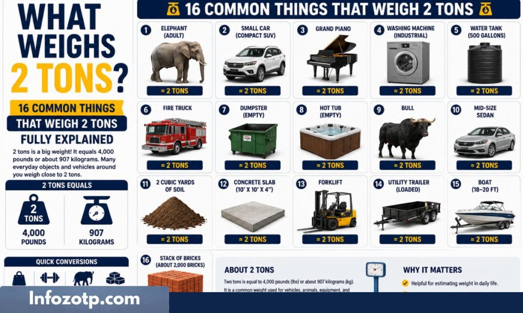 What Weighs 2 Tons 16 Common Things That Weigh 2 Tons Fully Explained