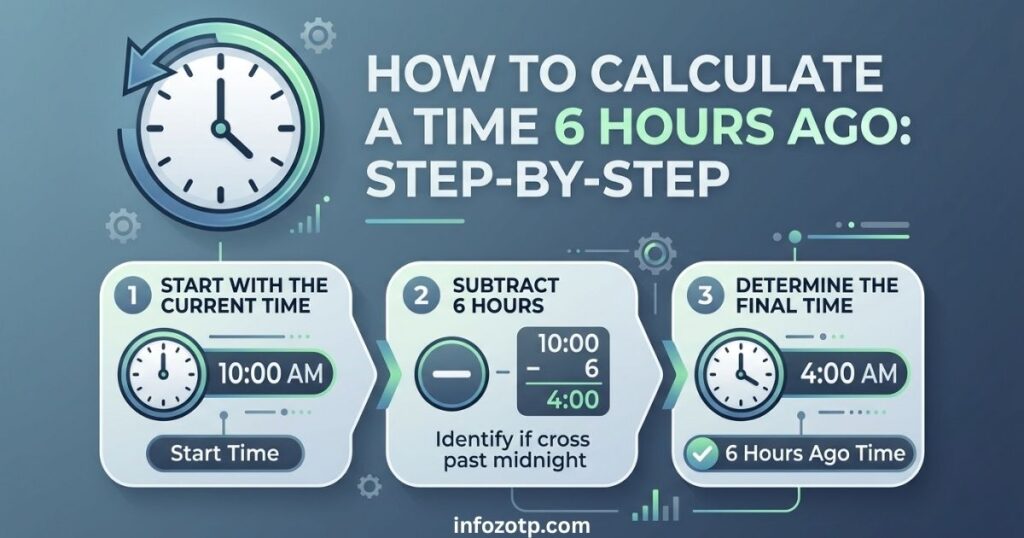 How to Calculate a Time 6 Hours Ago: Step-by-Step