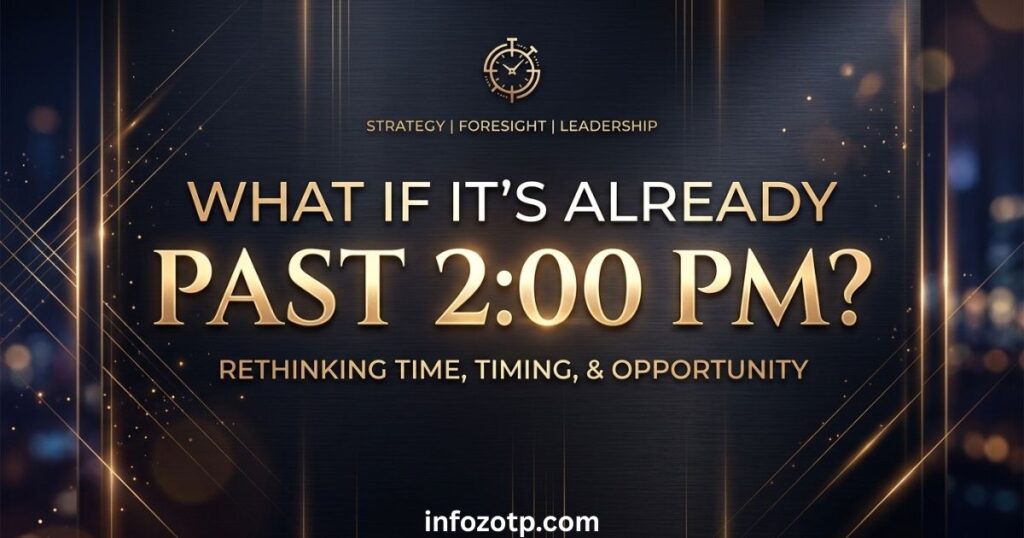 What If It's Already Past 2:00 PM?